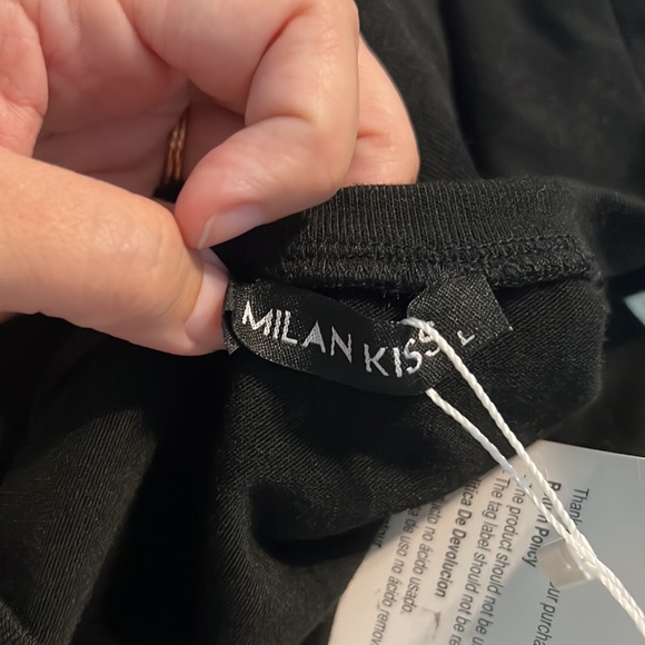 Milan Kiss black & white shirt - Picture 3 of 6